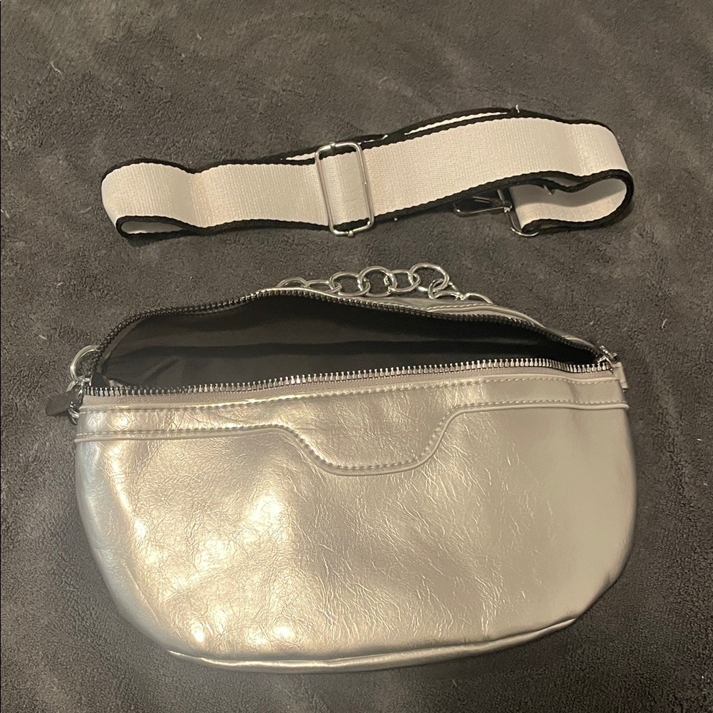 Silver Chain Strap Women's Bag